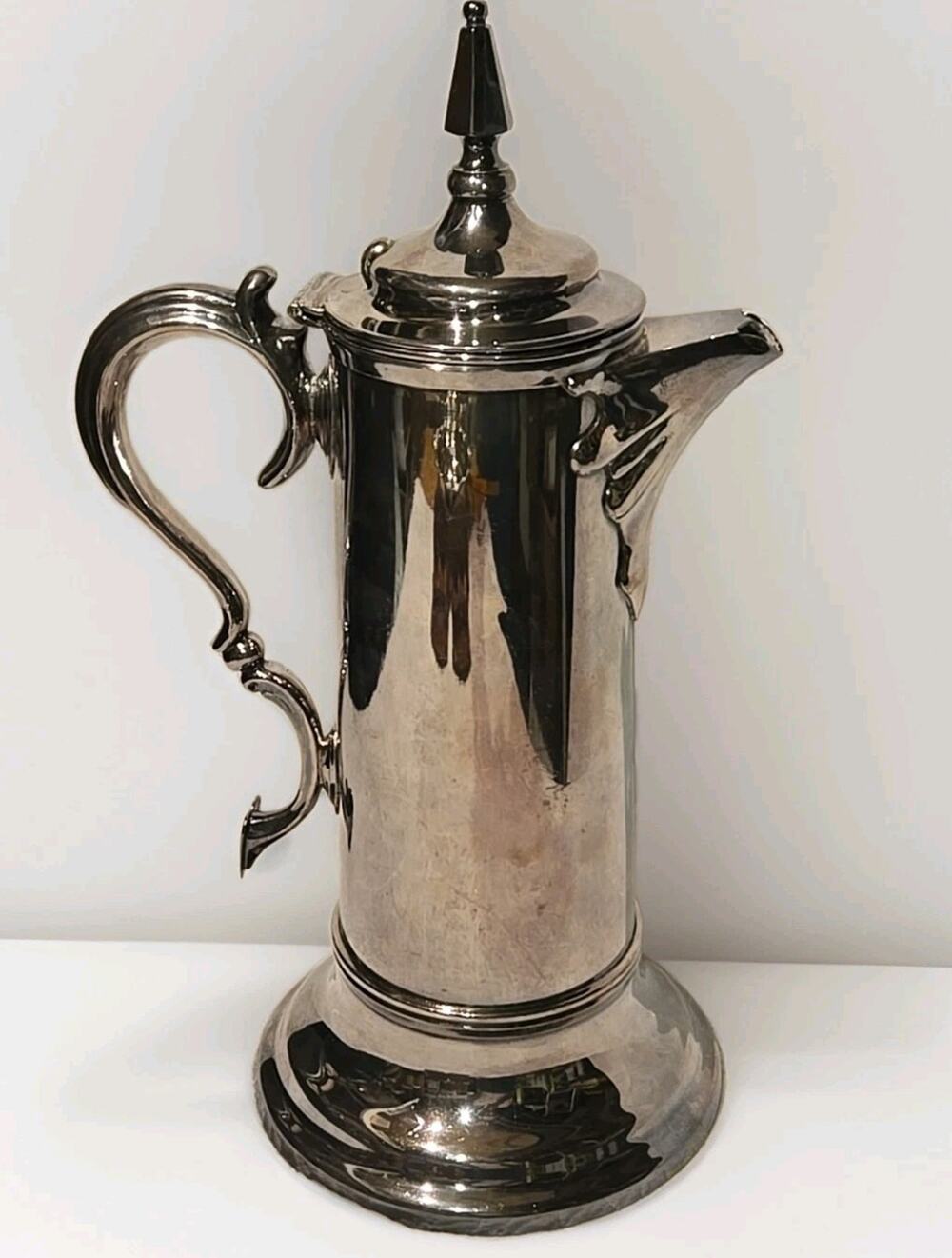 Antique Wilcox Silverplate Claret Wine Pitcher 15" Quadruple Plate Church 2225